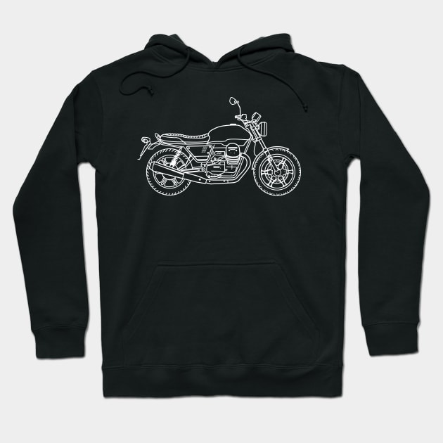 Motorcycle art Hoodie by Aurealis